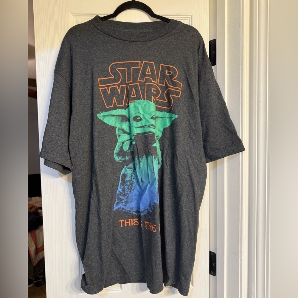 MAD Engine Charcoal and Orange Star Tee 2XLT